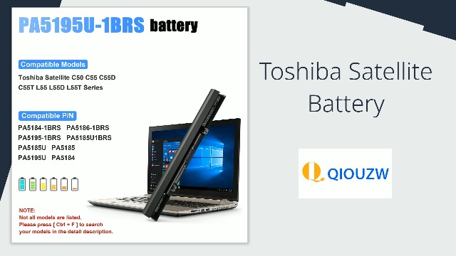 Amazon.com: QIOUZW PA5185U-1BRS Laptop Battery for Toshiba